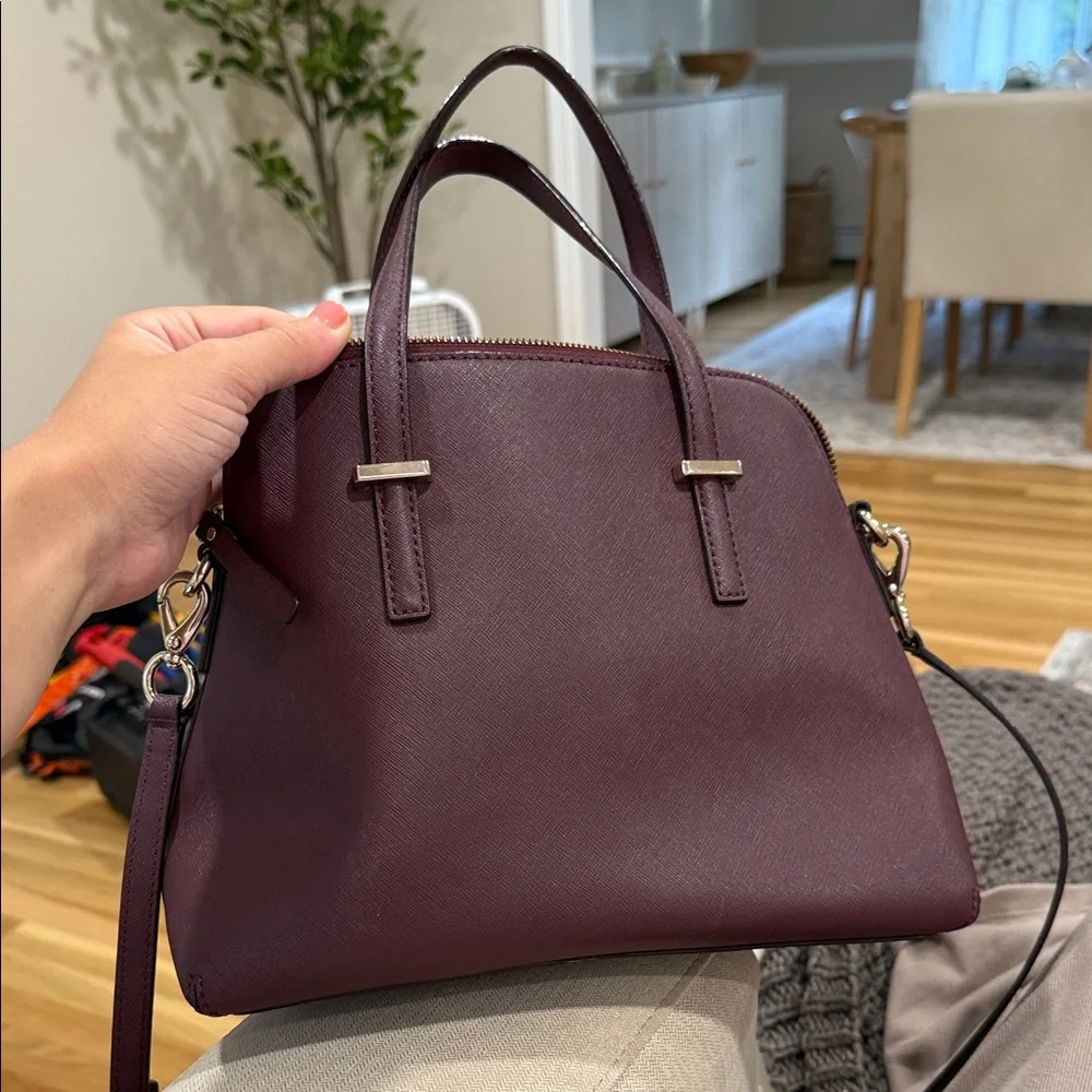 Kate Spade Plum Satchel Bag - Picture 5 of 6